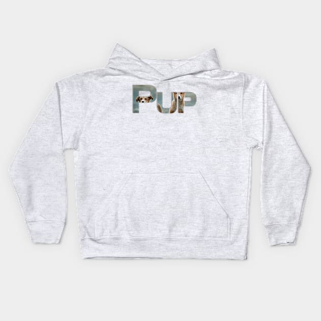 Pup Kids Hoodie by afternoontees